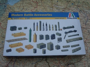 Italeri 6423 Modern Battle Accessories moderne items